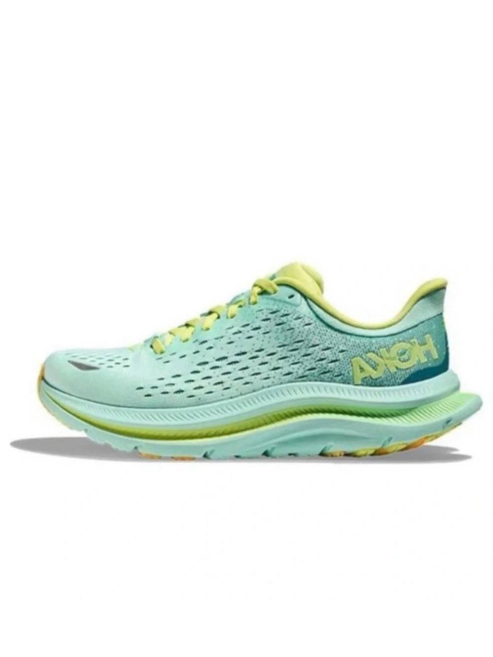 Hoka | Womens Turquoise/Yellow ‘Sunlit Ocean/Ocean Mist’ Kawana Running Shoe 7.5